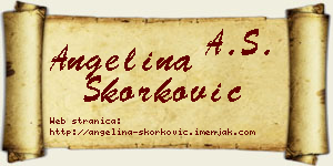 Angelina Skorković vizit kartica